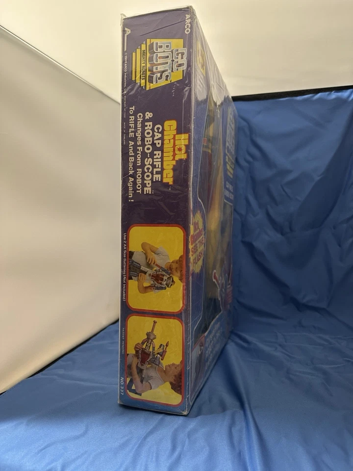 Tonka Arco Go Bots Hot Chamber Cap Rifle & Robo Scope Transformer 1984 New Open - Image 3 of 4
