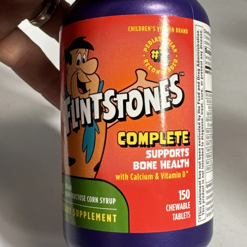 Flintstones Children's Vitamin Complete 150 Chewable Tablets Exp 12/2026 Sealed - Image 3 of 4