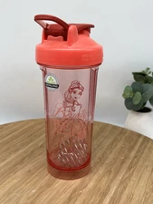 Blender Bottle Walt Disney Princess Beauty And The Beast 28 Oz New