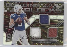 2020 Panini Spectra Building Blocks Relics Hyper Prizm 40/60 Jacob Eason 0o87