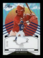 2025 Panini Three and Two #3 Zyhir Hope On The Horizon Blue #/49