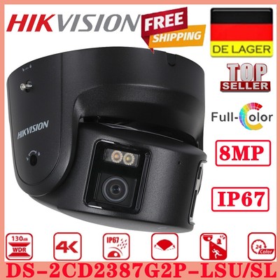 Hikvision DS-2CD2387G2P-LSU/SL 8MP ColorVu Panorama-IP-Kamera 2-Way Talk