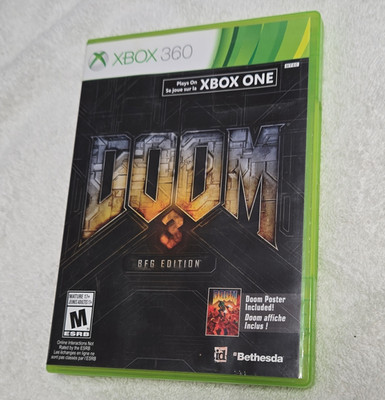 Bethesda DOOM 3 BFG Edition Doom M Shooter Horror NTSC-U/C 2012 Xbox 360