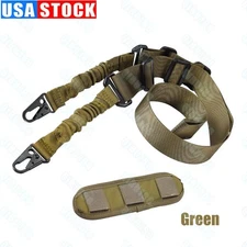 Two 2 Point Gun Sling Strap With Non-Slip Shoulder Padded Adjustable Rifle Sling