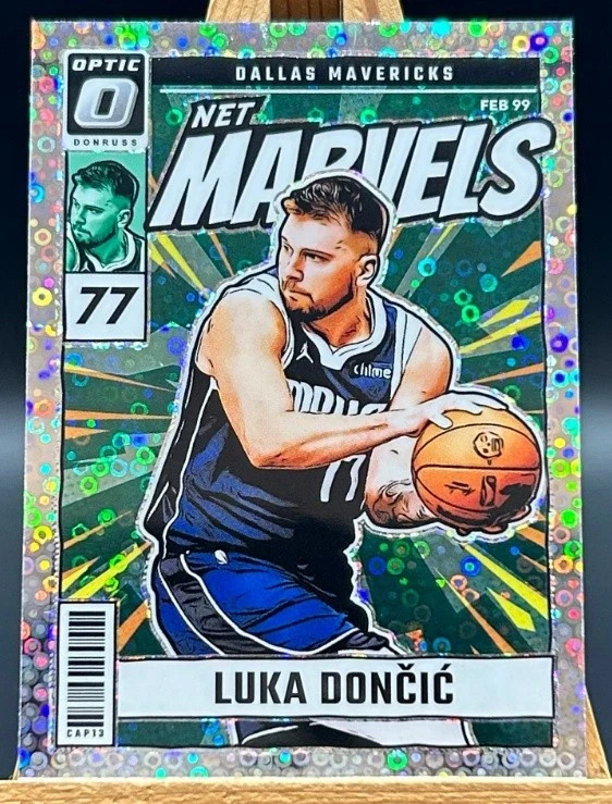 2024-25 Panini Donruss Optic Luka Doncic Net Marvels Fast Break Disco Mavericks