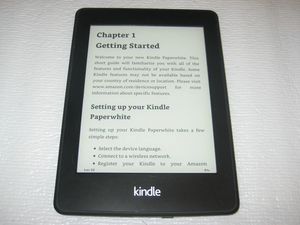 Amazon Kindle Paperwhite 6th Generation Tablets & eReaders for