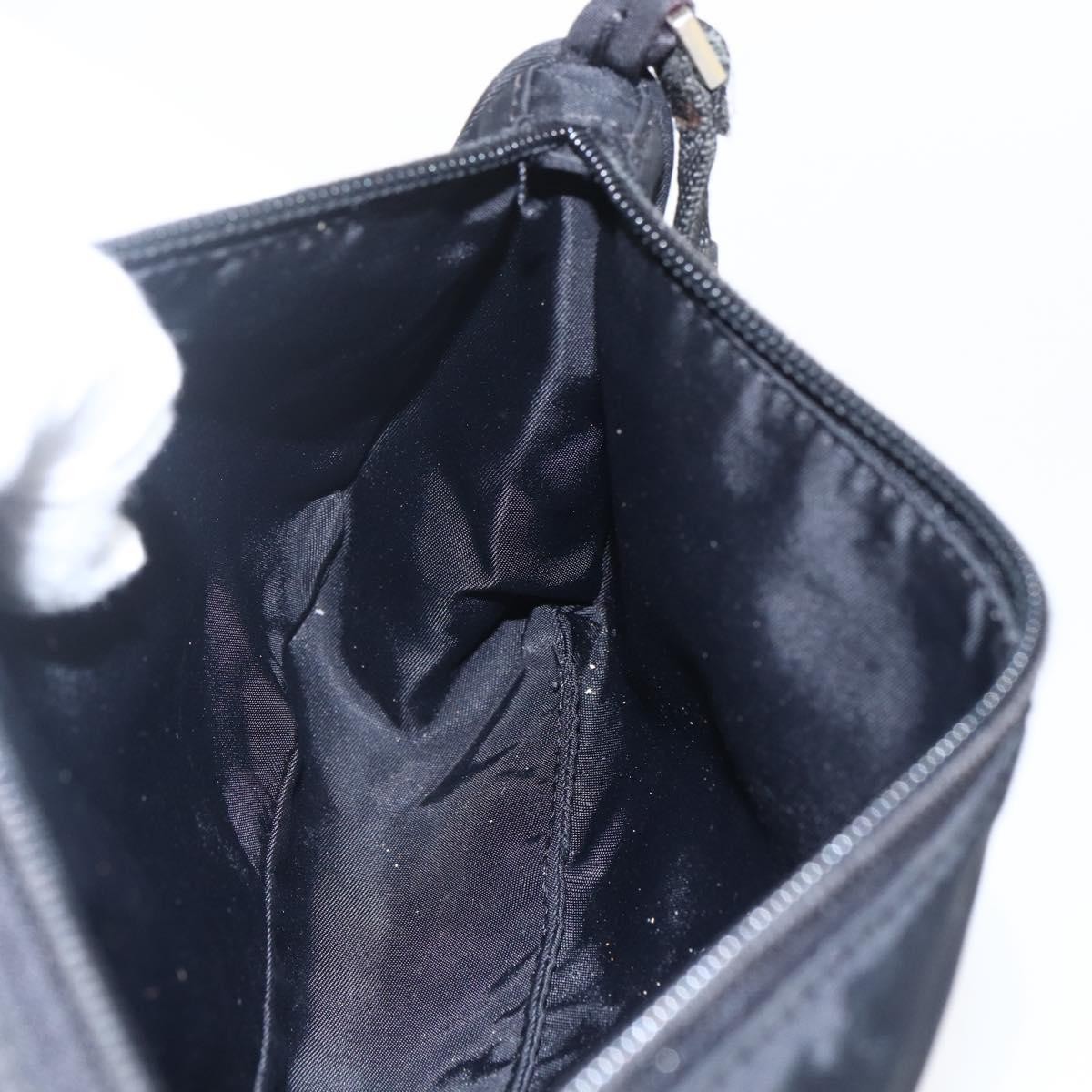 PRADA Hand Bag Nylon Black Silver Auth ep12953 thumbnail 20