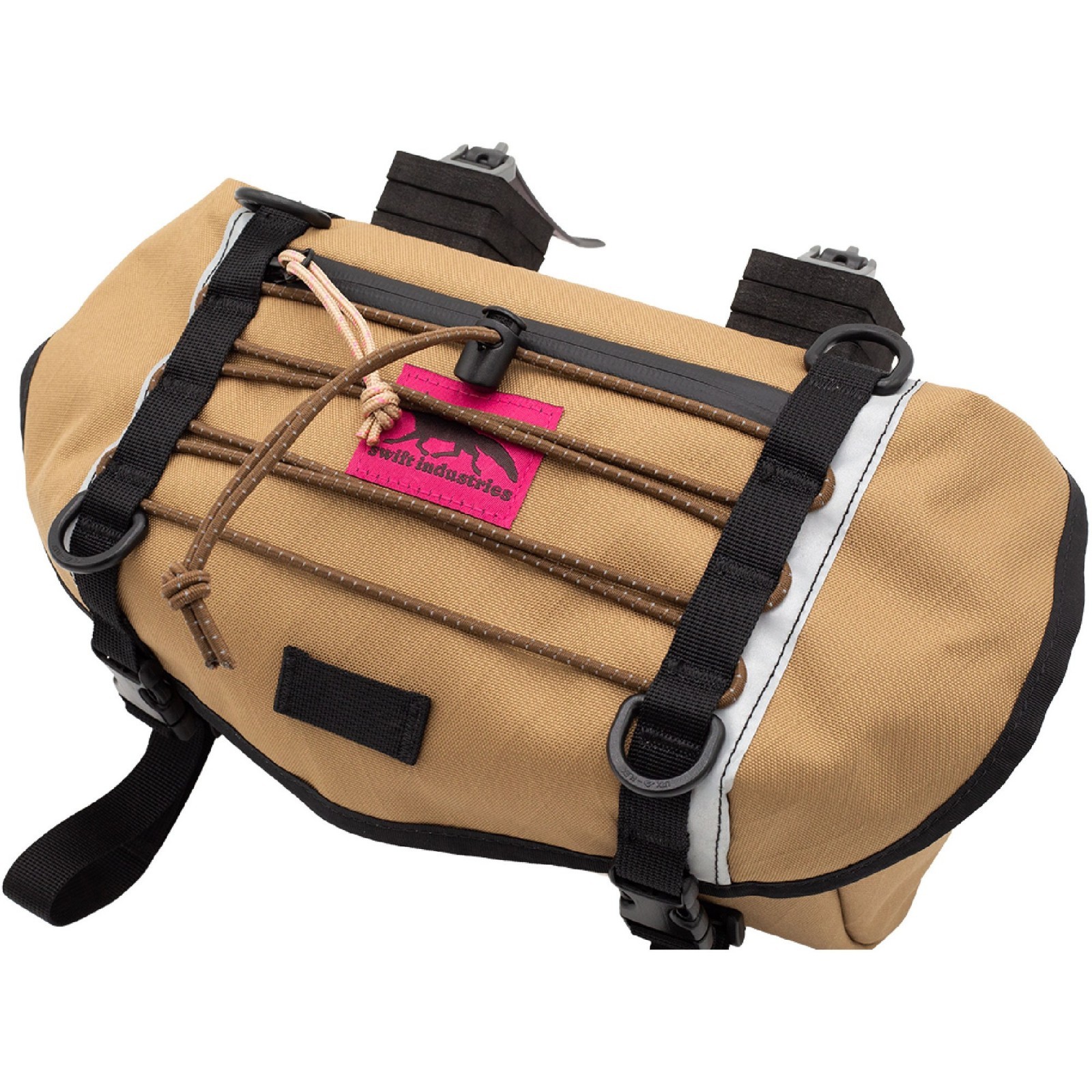 (New with tags) Swift Industries Catalyst Handlebar Pack 7.5L Coyote Bikepacking Saddle Bag (149.95 USD)