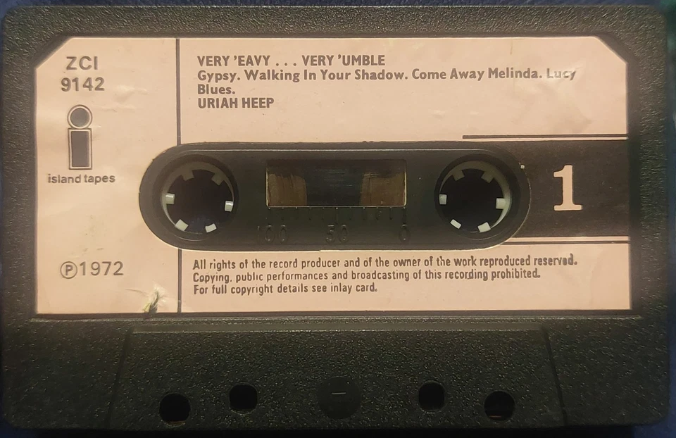 Uriah Heep - Very 'Eavy...Very 'Umble 1972 UK Island Records ~ ZCI 9142 ☆1st Ed☆ - Image 3 of 4