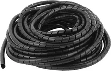Spiral Cable Wrap - 45 Ft 5/16" Wire 5/16" Inch-33Ft, Black 