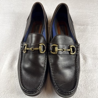 Vince Camuto Men s VY-CORWIN Brown Leather Loafers Size 8.5 Medium