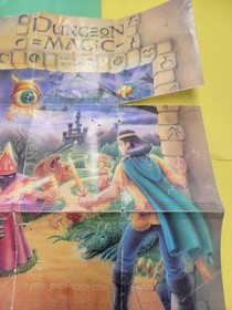 Dungeon Magic Sword of the Elements TAI-DM-US NES Nintendo Insert Poster Only