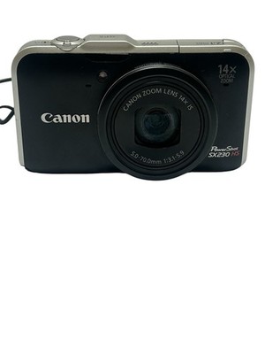 Canon PowerShot SX230 HS 12.1MP 14x GPS Digital Camera Black -