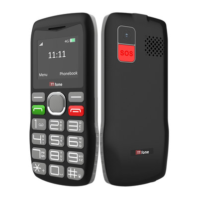 TTfone TT890 4G Seniorentelefoon - Grote Knoppen, Noodknop, USB-C, Bluetooth, Ontgrendeld