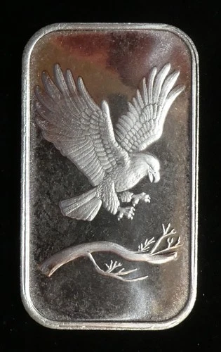 1 Ounce Silver Bar  .999 Fine Silver