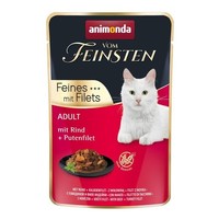 Animonda Cat Vom Feinsten Adult Rind & Putenfilet 85G (Menge: 18 Je Bestelleinhe