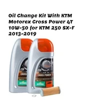 KTM 250 SX-F Oil Change Kit – Motorex Cross Power 4T 10W-50 Included