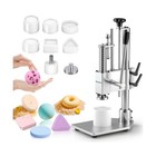 Bath Bomb Press Machine with 6 Molds, Heavy Duty Adjustable Height Bath Bomb ...