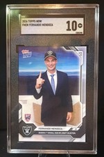 2026 Topps Now - Fernando Mendoza #FMEN (RC) SGC 10 1ST Raiders Rookie Card