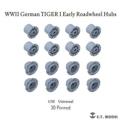 ETModel P35-295 1/35 WWIl German TIGER I Early Roadwheel Hubs 3D Printed