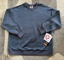 Men’s Obermeyer Explorer Tech Crew Shirt Blue Nights Sz Large NWT