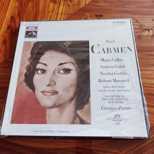 Coffret 33 tours neuf Maria Callas Bizet Carmen, Georges Prêtre en stéréo