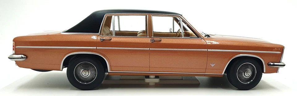 Norev 1/18 Scale Diecast 183689 - 1969 Opel Diplomat V8 - Met. Copper/Red - Image 3 of 4