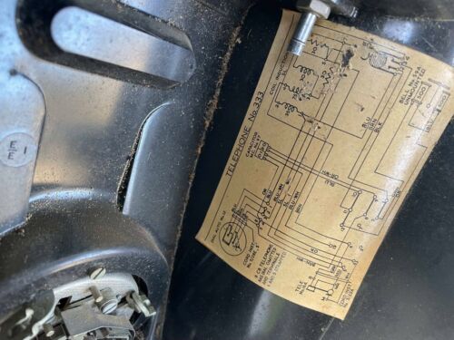 GPO 333L 1959 - Vintage Bakelite Wall Telephone *RARE* - Picture 5 of 5