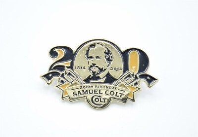SAMUEL COLT 200TH BIRTHDAY HAT PIN/LAPEL PIN COMMANDER COBRA PYTHON DEFENDER 