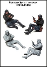 EVOLUTION MINIATURES 1:35 SET EM-35168 WWII WOUNDED SOVIET TANKMAN 1939-1943