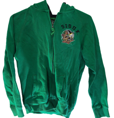 #ad University North Dakota Fighting Sioux Green Hoodie Small UND Stadium Athletics $19.99