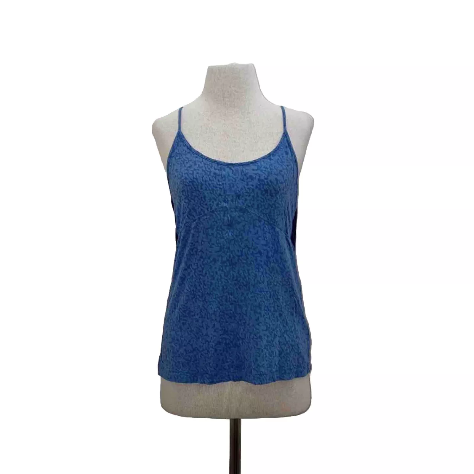 lole cheetah textured athletic tank-top