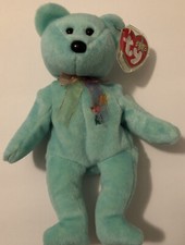 Ty Beanie Baby ARIEL The Teddy Bear Plush Stuffed Animal Toy MWMT New Retired