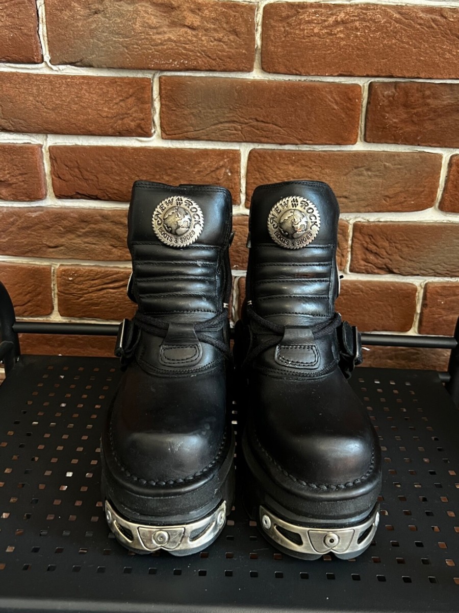 New Rock 988 00s Low Boots Avant Garde Platfrom Vintage 36IT