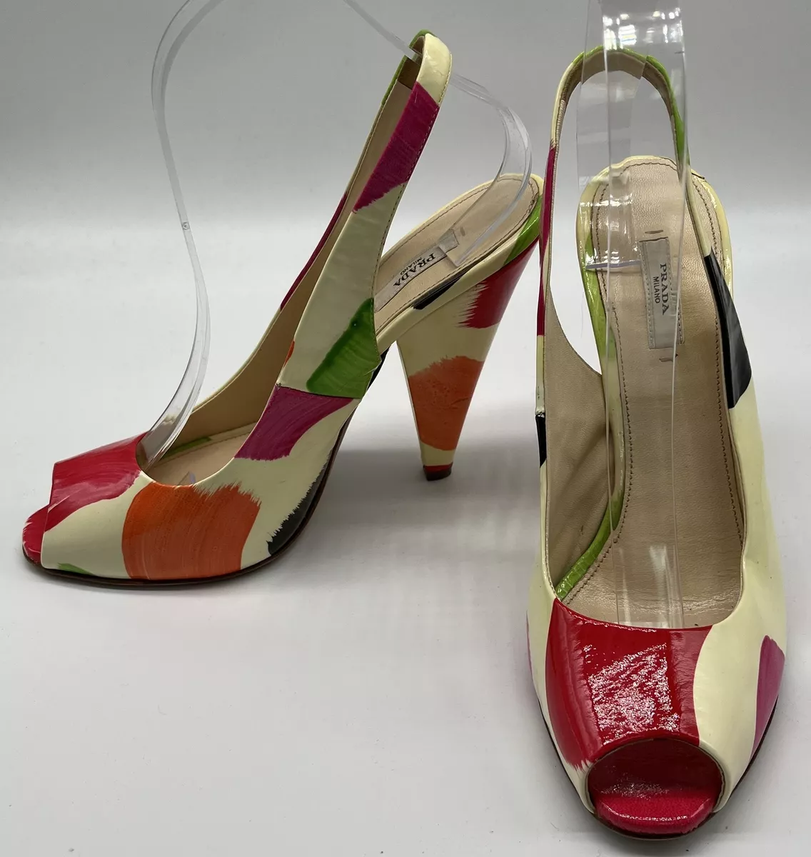 Peep store toes prada