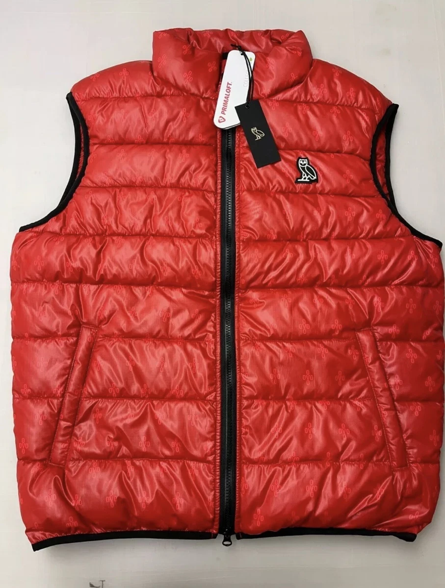 Louis Vuitton Red Flower Monogram Puffer Vest