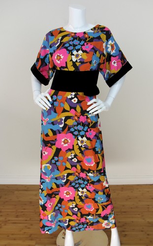 Kimono Casanova Riassunto de terciopelo estampado morado - Fortuny