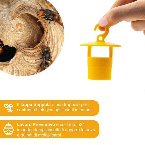AGRI CULTURA® |Tappo Trappola Biologico Contro Insetti Infestanti【10 PZ】 Esca - Foto 2 di 5