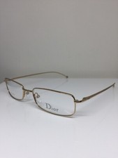 New Vintage Dior 3611 Titanium Eyeglasses C. 40A Shiny Gold Size: 52-17mm Italy