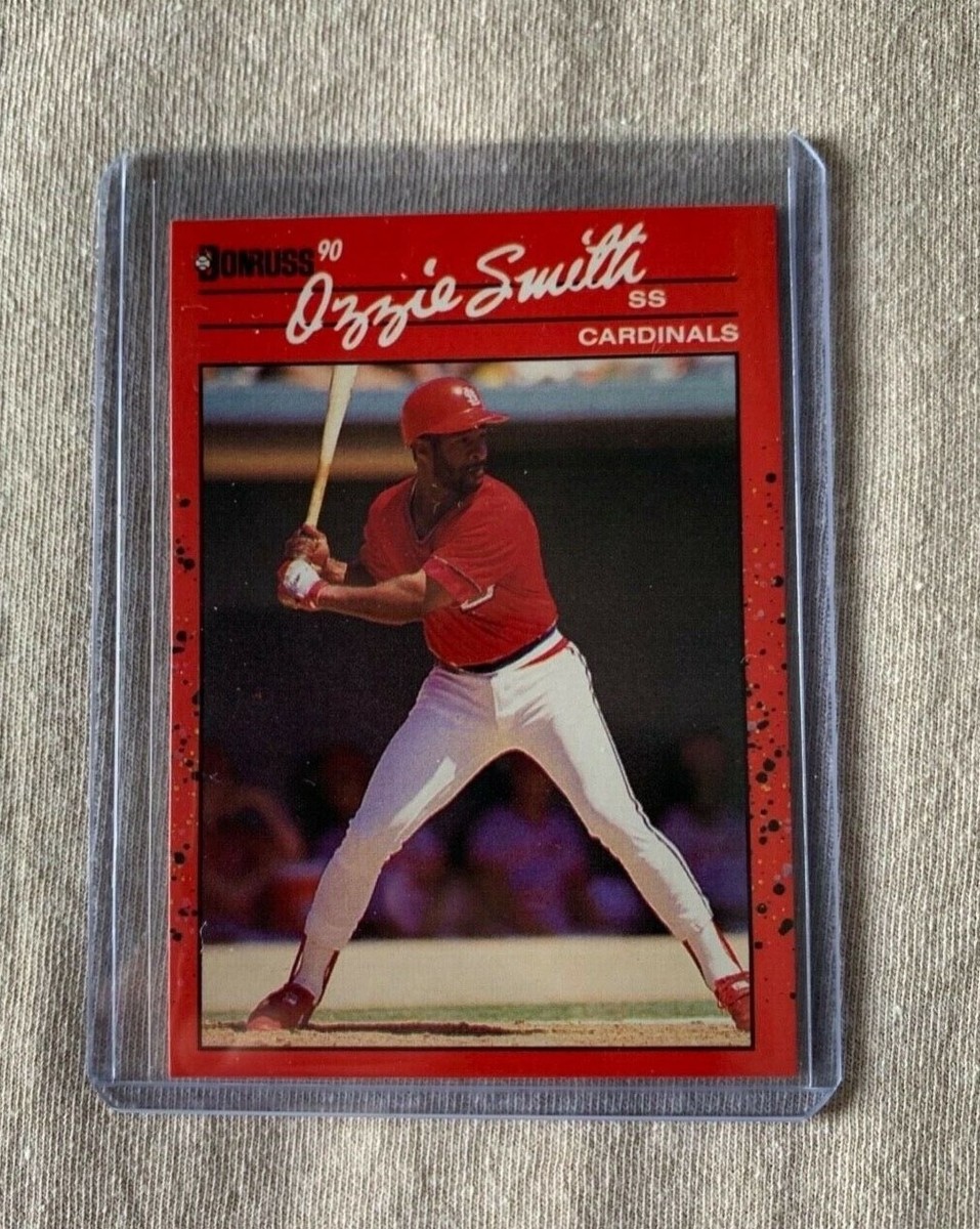 🔴1990 Donruss Ozzie Smith ERROR CARD No Dot After “INC