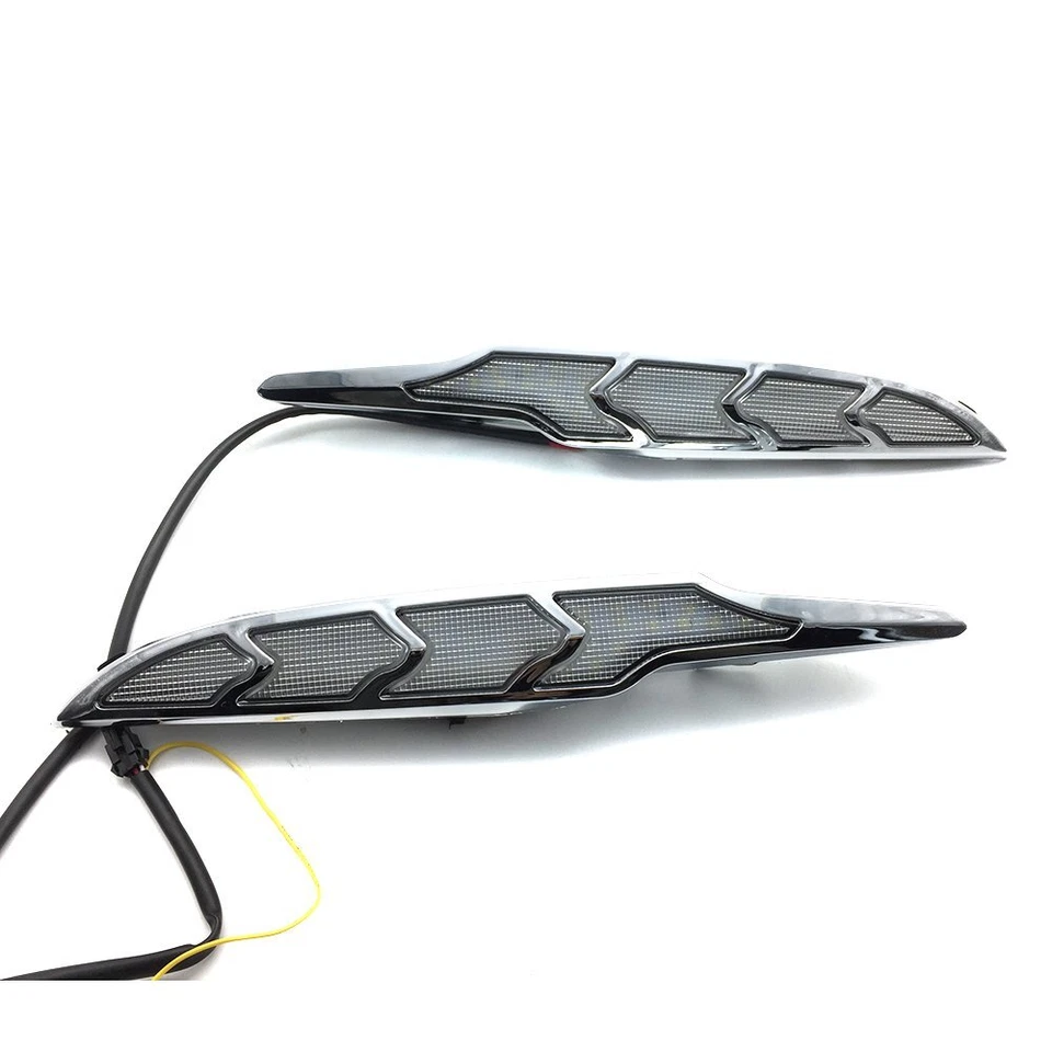 LED DRL for Mazda 3 Axela 2017 2018 Daytime Running Light Fog Lamp w Turn Signal - image 3 of 4