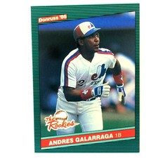 Andres Galarraga 1986 Donruss the Rookies Rookie Card #7 Montreal Expos Rockies. rookie card picture