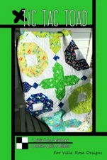 Tic Tac Toad Quilt Pattern-A Fat Quarter Pattern
