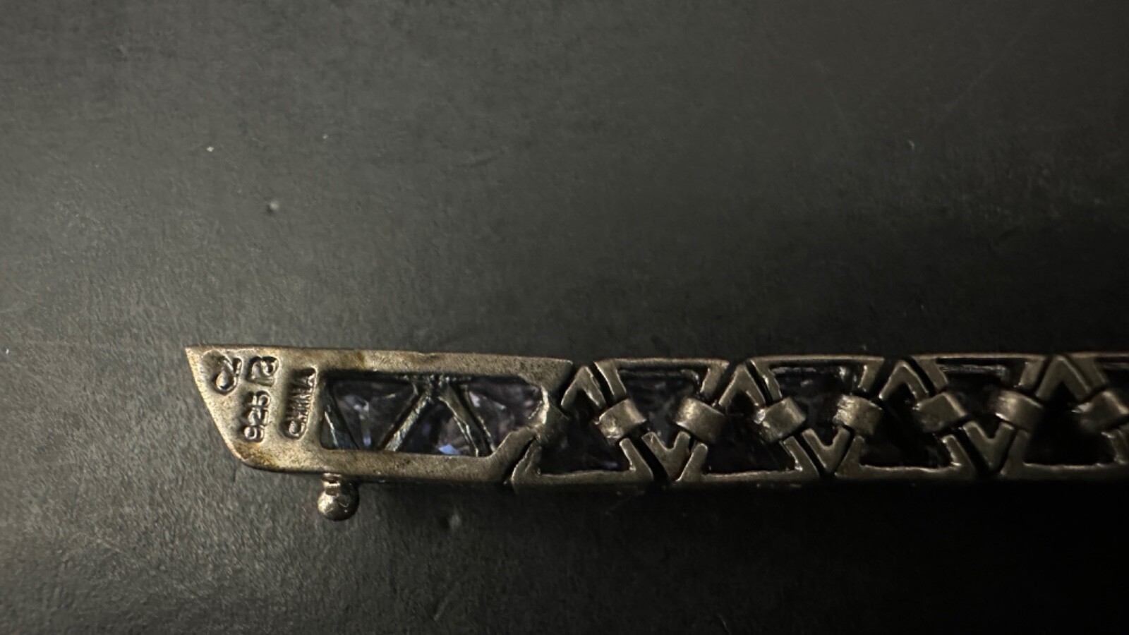 3 Multi Color, Solid Sterling Silver Line Style, … - image 15