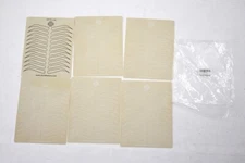 Stylia Beauty Microblading 6 Pc Inkless Double Sided Tattoo Practice Skin Sheets