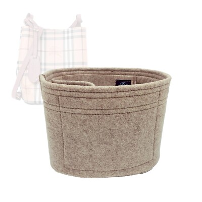 Bag Organizer for Burberry Haymarket Bucket (Zoomoni/Premium/20 Color Options)