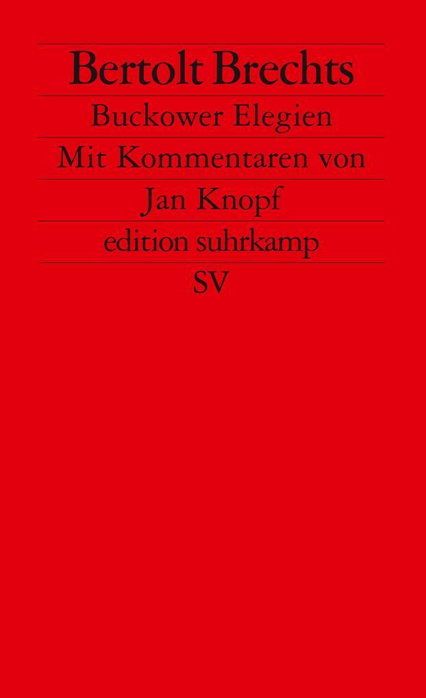 Thumbnail - Brechts Bukower Elegien | Bertolt Brecht | 1986 | Deutsch