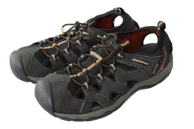 Eddie Bauer Sport Sandals Mens Size 11 Black Closed Toe Hiking Shoes Carl 25753 for sale online