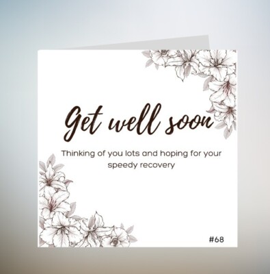 Get Well Soon Card, Speedy Recovery Card, Hedgehog Card, Cute Hedgehog