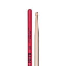 5A Hickory Drumsticks with Anti Slip Vic Grip Finish for Enhanced Performance